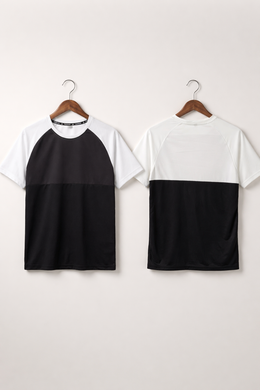 RISEO MESH PANEL TEE