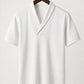 RISEO DRAPE COLLAR TEE