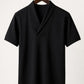 RISEO DRAPE COLLAR TEE
